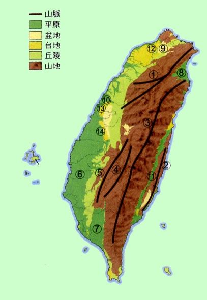 台灣丘陵有哪些|台灣地貌:地理,面積,形狀,地形,特點,地貌,山嶽、丘陵,。